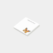 (昆虫)オオカバマダラ、モナークパーソナライズされたバタフライポストitメモ ポストイット (アングル)