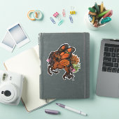 (昆虫)オオカバマダラ、モナークピクシーホースペガサス シール (iPadカバー)