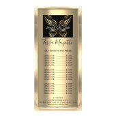 (昆虫)オオカバマダラ、モナークヘアメイク体スキンロ気にゴラグジュアリー ラックカード (裏面)