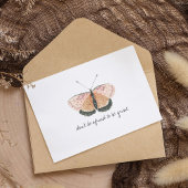 （昆虫）オオカバマダラ、モナークヴィンテージ水彩バタフライ ポストカード