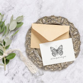 (昆虫)オオカバマダラ、モナークヴィンテージ水彩バタフライ ポストカード