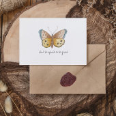 (昆虫)オオカバマダラ、モナークヴィンテージ水彩バタフライ ポストカード