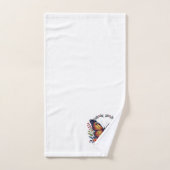 (昆虫)オオカバマダラ、モナーク優雅 バスタオルセット (ハンドタオル)