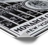 （昆虫）オオカバマダラ、モナーク周期 ポスター (角)