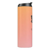 （昆虫）オオカバマダラ、モナーク感動的バタフライパーソナルオレンジ タンブラー (回転左)