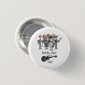 （昆虫）オオカバマダラ、モナーク懇親会ツアー2「ボタンクラス70」 缶バッジ (正面&裏面)