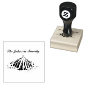 (昆虫)オオカバマダラ、モナーク概要 ラバースタンプ (押印)