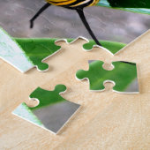 (昆虫)オオカバマダラ、モナーク毛虫 ジグソーパズル (側面)