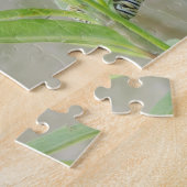 （昆虫）オオカバマダラ、モナーク蝶と毛虫 ジグソーパズル (側面)