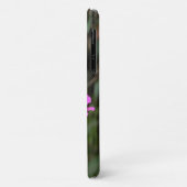 （昆虫）オオカバマダラ、モナーク蝶のピンクかわいらしの《植物》百日草の花 Case-Mate iPhoneケース (裏面/左)