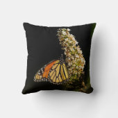 （昆虫）オオカバマダラ、モナーク蝶の休息 クッション (裏面)