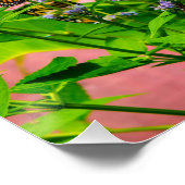 （昆虫）オオカバマダラ、モナーク蝶の光沢のあるポスター28 x 18.67インチ ポスター (コーナー)