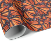 （昆虫）オオカバマダラ、モナーク蝶の包み紙 ラッピングペーパー (ロールコーナー)