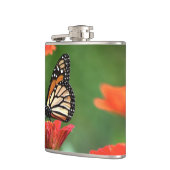 （昆虫）オオカバマダラ、モナーク蝶の受粉 フラスク (左)