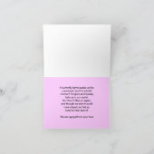 (昆虫)オオカバマダラ、モナーク蝶の同情カード カード (内部)