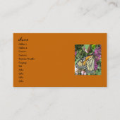 （昆虫）オオカバマダラ、モナーク蝶の名刺 名刺 (正面)