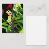 （昆虫）オオカバマダラ、モナーク蝶の妖精の花茎 ノートカード (正面/裏面)