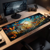 (昆虫)オオカバマダラ、モナーク蝶の木 デスクマット