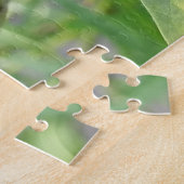 (昆虫)オオカバマダラ、モナーク蝶の毛虫 ジグソーパズル (側面)