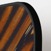 （昆虫）オオカバマダラ、モナーク蝶の羽の円形パターン閉じる ピックルボールラケット (左詳細)