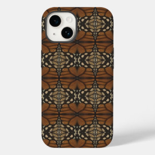 (昆虫)オオカバマダラ、モナーク蝶の羽クローズアップ反復パターン Case-Mate iPhone 14ケース