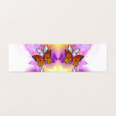 （昆虫）オオカバマダラ、モナーク蝶の背景（紫） (外部フラット)