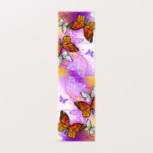 （昆虫）オオカバマダラ、モナーク蝶の背景（紫） (外部フラット)