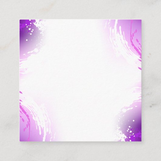 (昆虫)オオカバマダラ、モナーク蝶の背景(紫) エンクロージャーカード (裏面)