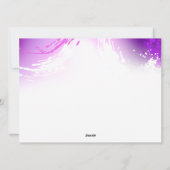 （昆虫）オオカバマダラ、モナーク蝶の背景（紫） シーズンカード (裏面)