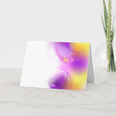 (昆虫)オオカバマダラ、モナーク蝶の背景(紫) シーズンカード (裏面)