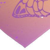 （昆虫）オオカバマダラ、モナーク蝶の背景（紫） ミディアムテーブルランナー (コーナー)