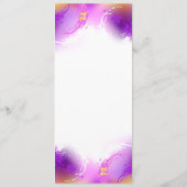 (昆虫)オオカバマダラ、モナーク蝶の背景(紫) メニュー (裏面)