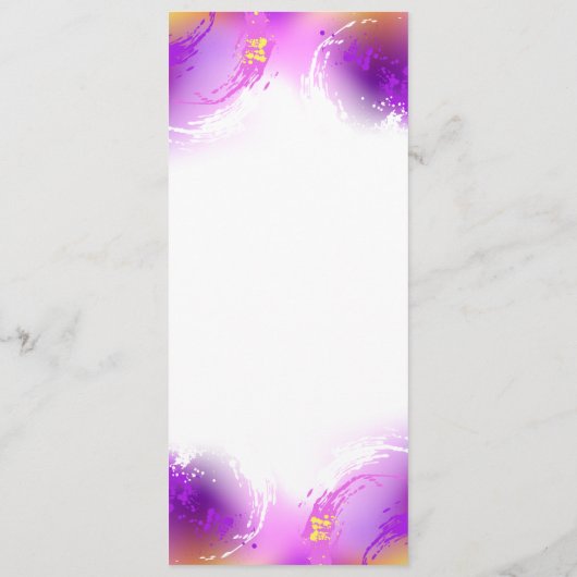 (昆虫)オオカバマダラ、モナーク蝶の背景(紫) メニュー (裏面)