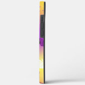 （昆虫）オオカバマダラ、モナーク蝶の背景（紫） Case-Mate iPhoneケース (裏面 / 左)