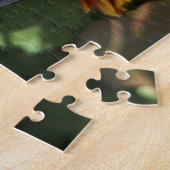 (昆虫)オオカバマダラ、モナーク蝶の菊 ジグソーパズル (側面)