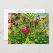 (昆虫)オオカバマダラ、モナーク蝶はがき ポストカード (正面/裏面)