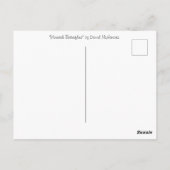 (昆虫)オオカバマダラ、モナーク蝶はがき ポストカード (裏面)