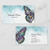 (昆虫)オオカバマダラ、モナーク蝶イベントプランナーライフコーチ 名刺 (正面/裏面)