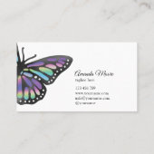 （昆虫）オオカバマダラ、モナーク蝶イベントプランナーライフコーチ 名刺 (裏面)