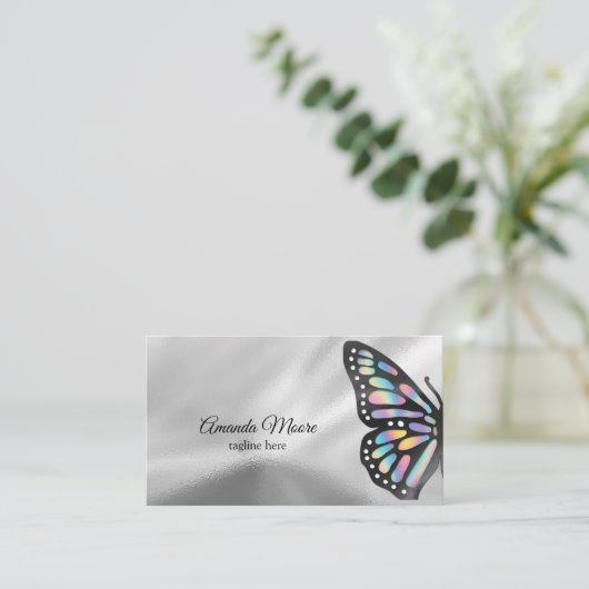 (昆虫)オオカバマダラ、モナーク蝶イベントプランナーライフコーチ 名刺 (スタンド正面)