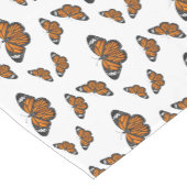 （昆虫）オオカバマダラ、モナーク蝶イラストレーション ショートテーブルランナー (コーナー)