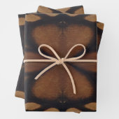 (昆虫)オオカバマダラ、モナーク蝶ウィングアップクローズパターン ラッピングペーパーシート (インサイチュ)