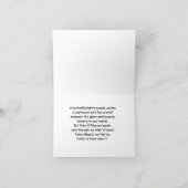 (昆虫)オオカバマダラ、モナーク蝶オレンジと黒の同情カード カード (内部)