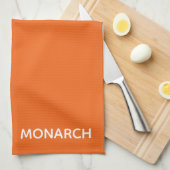 （昆虫）オオカバマダラ、モナーク蝶オレンジ色の名前 キッチンタオル (四つ折り)