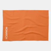 （昆虫）オオカバマダラ、モナーク蝶オレンジ色の名前 キッチンタオル (横)