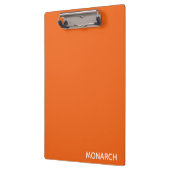 （昆虫）オオカバマダラ、モナーク蝶オレンジ色の名前 クリップボード (左)