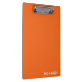 （昆虫）オオカバマダラ、モナーク蝶オレンジ色の名前 クリップボード (右)