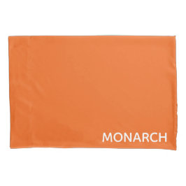 （昆虫）オオカバマダラ、モナーク蝶オレンジ色の名前 枕カバー