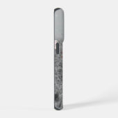 （昆虫）オオカバマダラ、モナーク蝶オンピンク《植物》百日草 iPhoneケース (右側面)