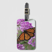 (昆虫)オオカバマダラ、モナーク蝶トランプ ラゲッジタグ (正面縦)